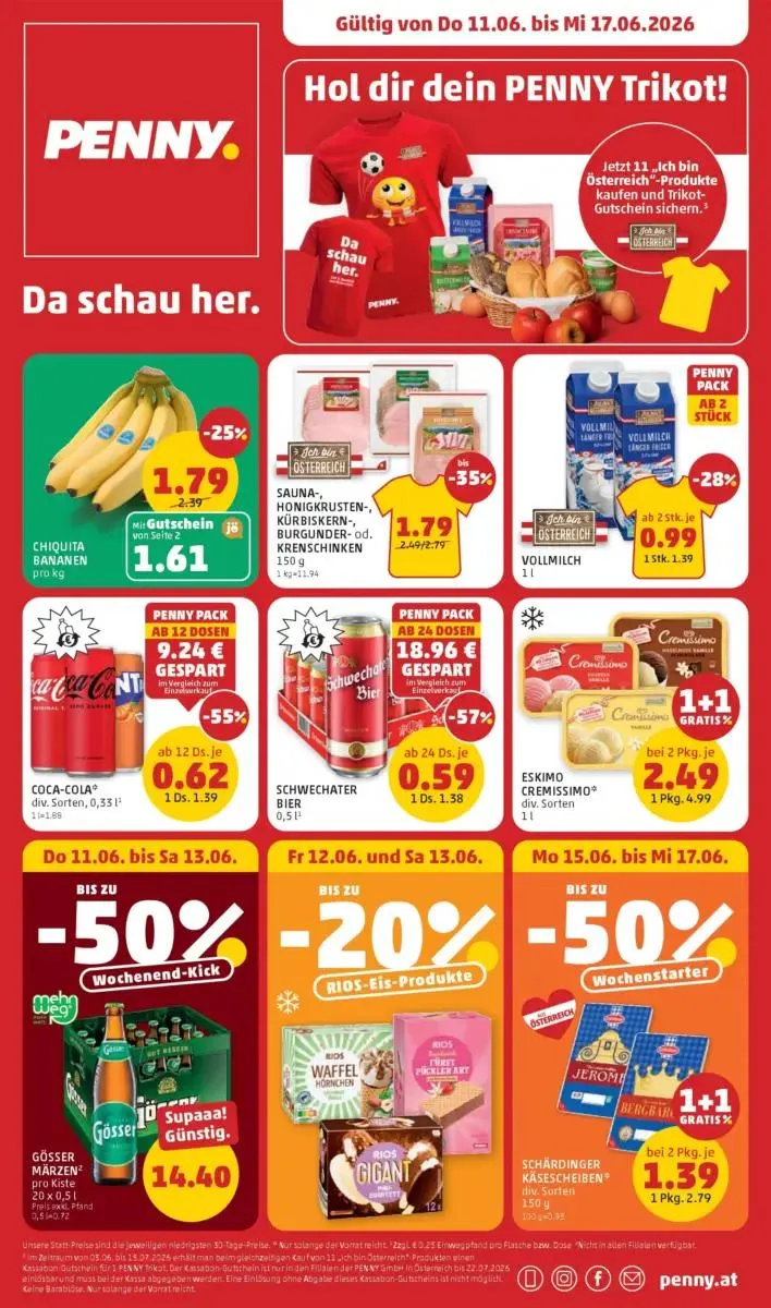 Penny Angebote gültig bis 17.06.2026 von 11. Juni bis 17. Juni 2026 - Flugblätt seite 1