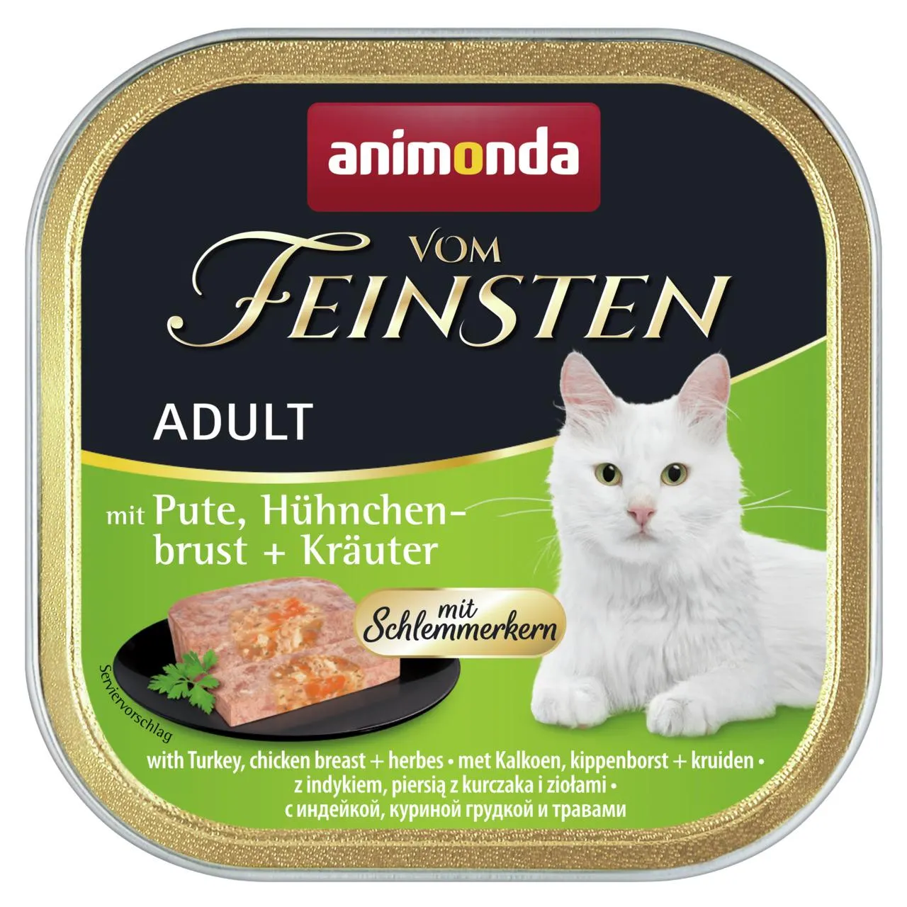 animonda vom Feinsten Adult Pute/Huhn/Kräuter 100 g
