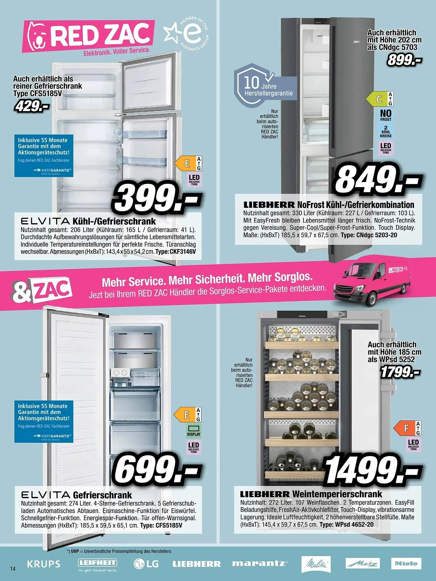 Red Zac Flugblatt von 7. Dezember bis 25. Dezember 2025 - Flugblätt seite  14