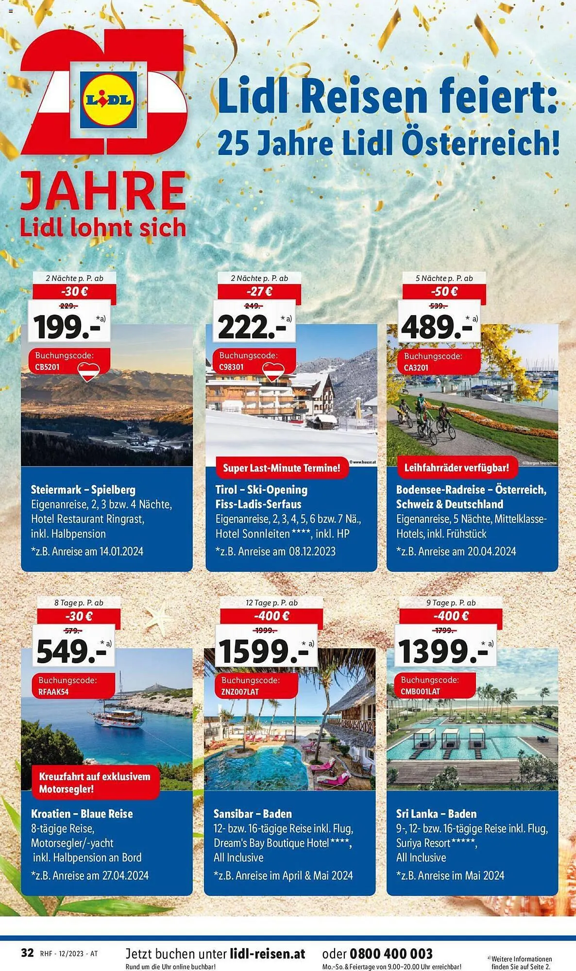 Lidl Flugblatt von 29. November bis 30. Dezember 2023 - Flugblätt seite 32