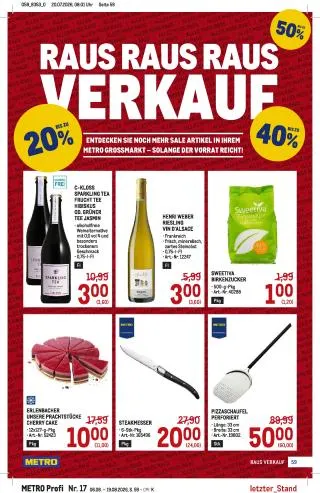 METRO Flugblatt - Profi von 6. August bis 19. August 2026 - Flugblätt seite  59
