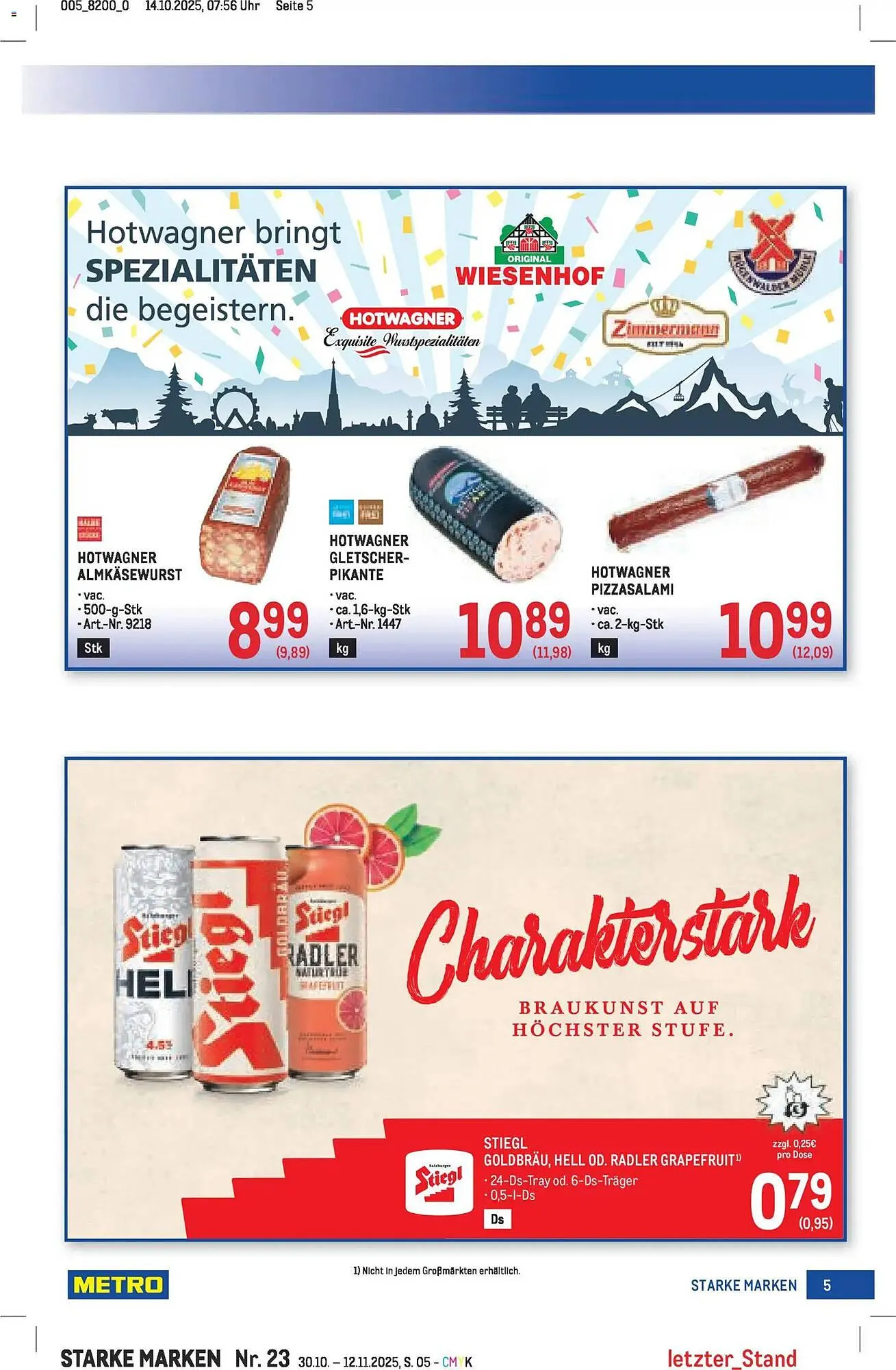 Metro Flugblatt von 30. Oktober bis 12. November 2025 - Flugblätt seite 5