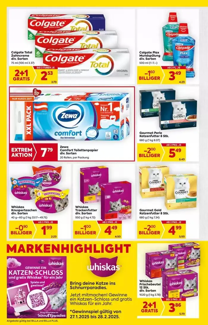 BILLA Wien von 30. Jänner bis 5. Februar 2025 - Flugblätt seite  18