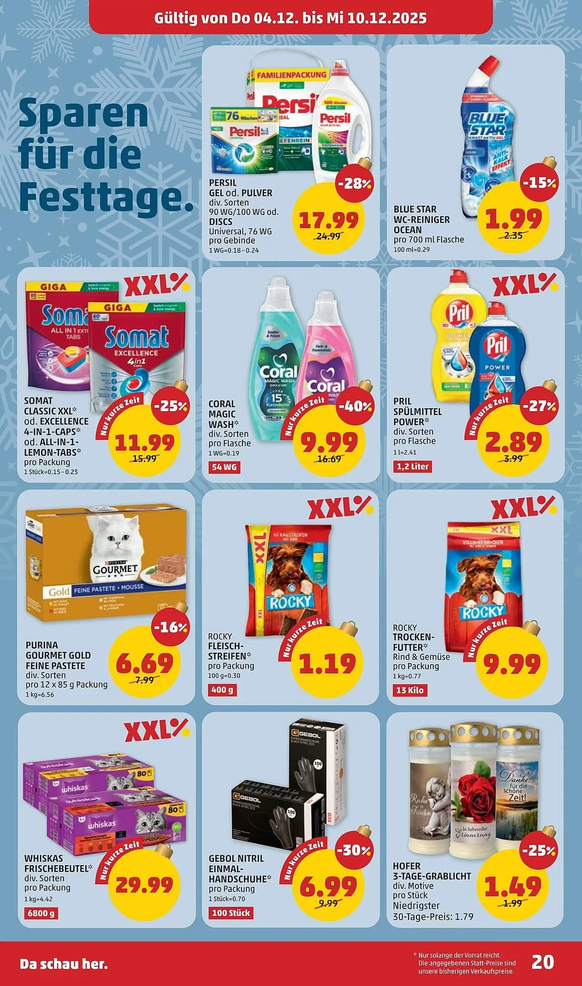 PENNY Flugblatt von 4. Dezember bis 10. Dezember 2025 - Flugblätt seite  20