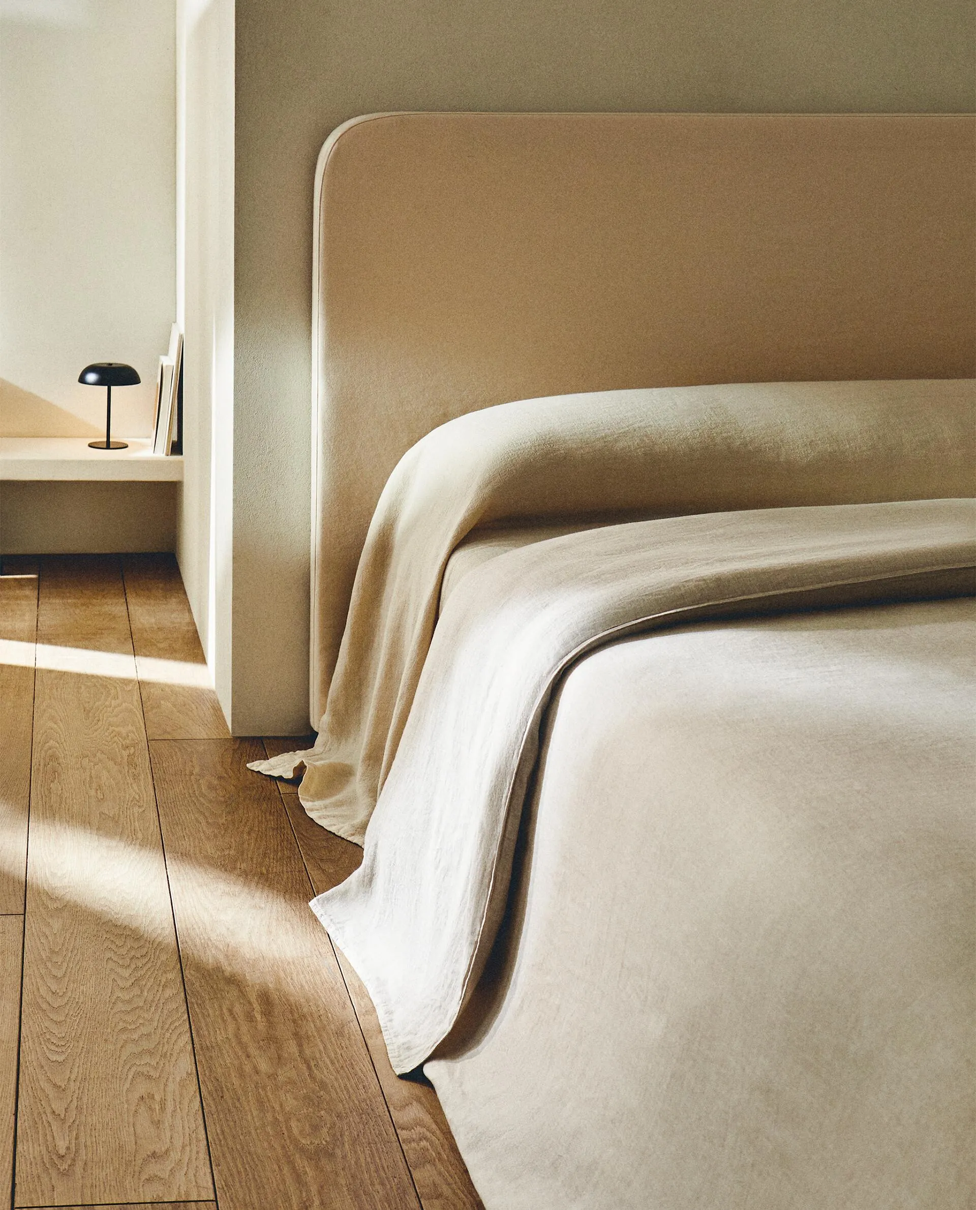 (FADENDICHTE 160) BETTBEZUG AUS GEWASCHENEM LEINEN