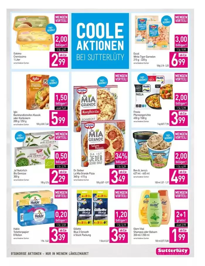 Sutterlüty flugblatt von 26. September bis 2. Oktober 2024 - Flugblätt seite 19