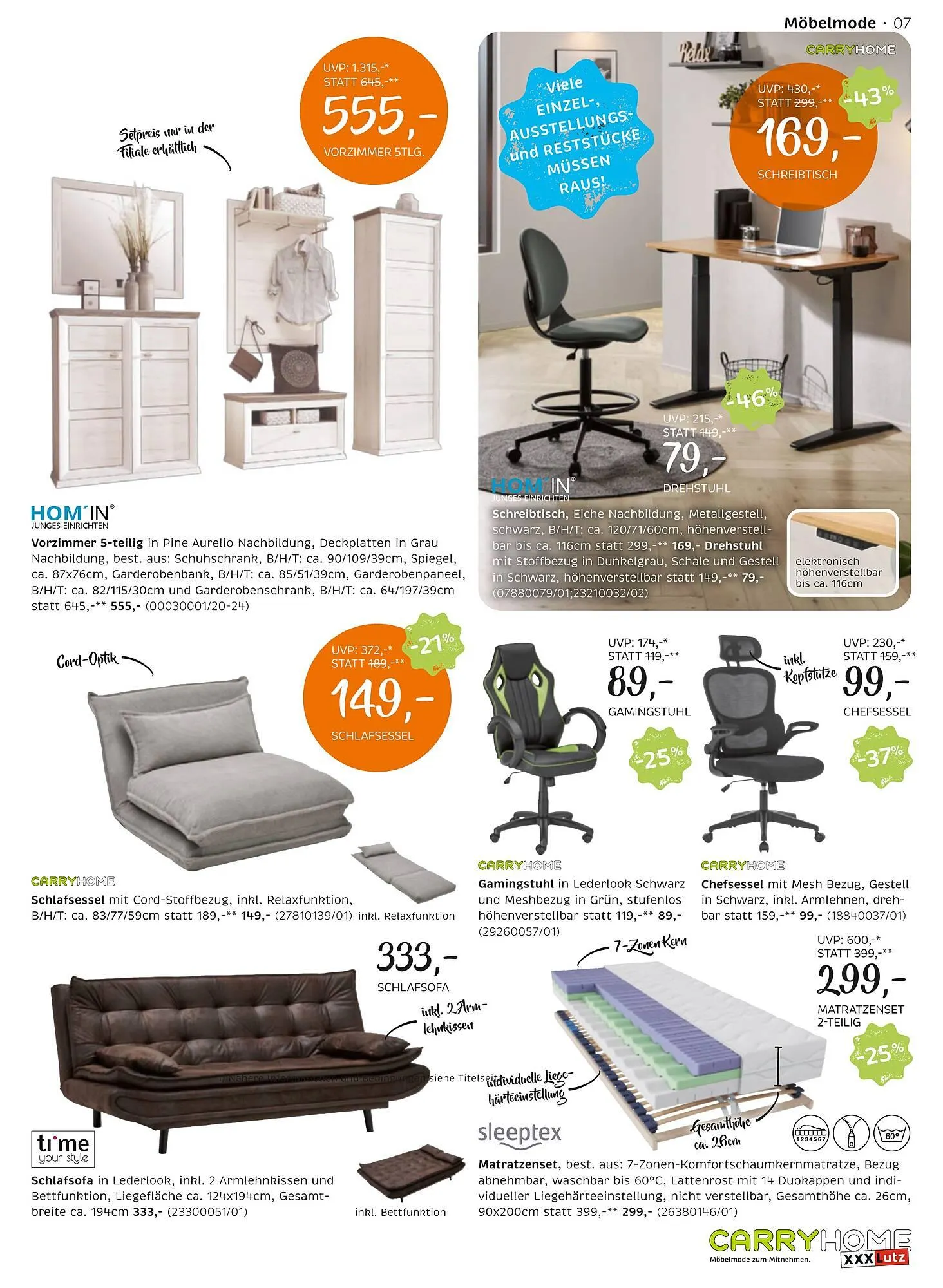 XXXLutz Prospekt von 30. Dezember bis 13. Jänner 2026 - Flugblätt seite  7