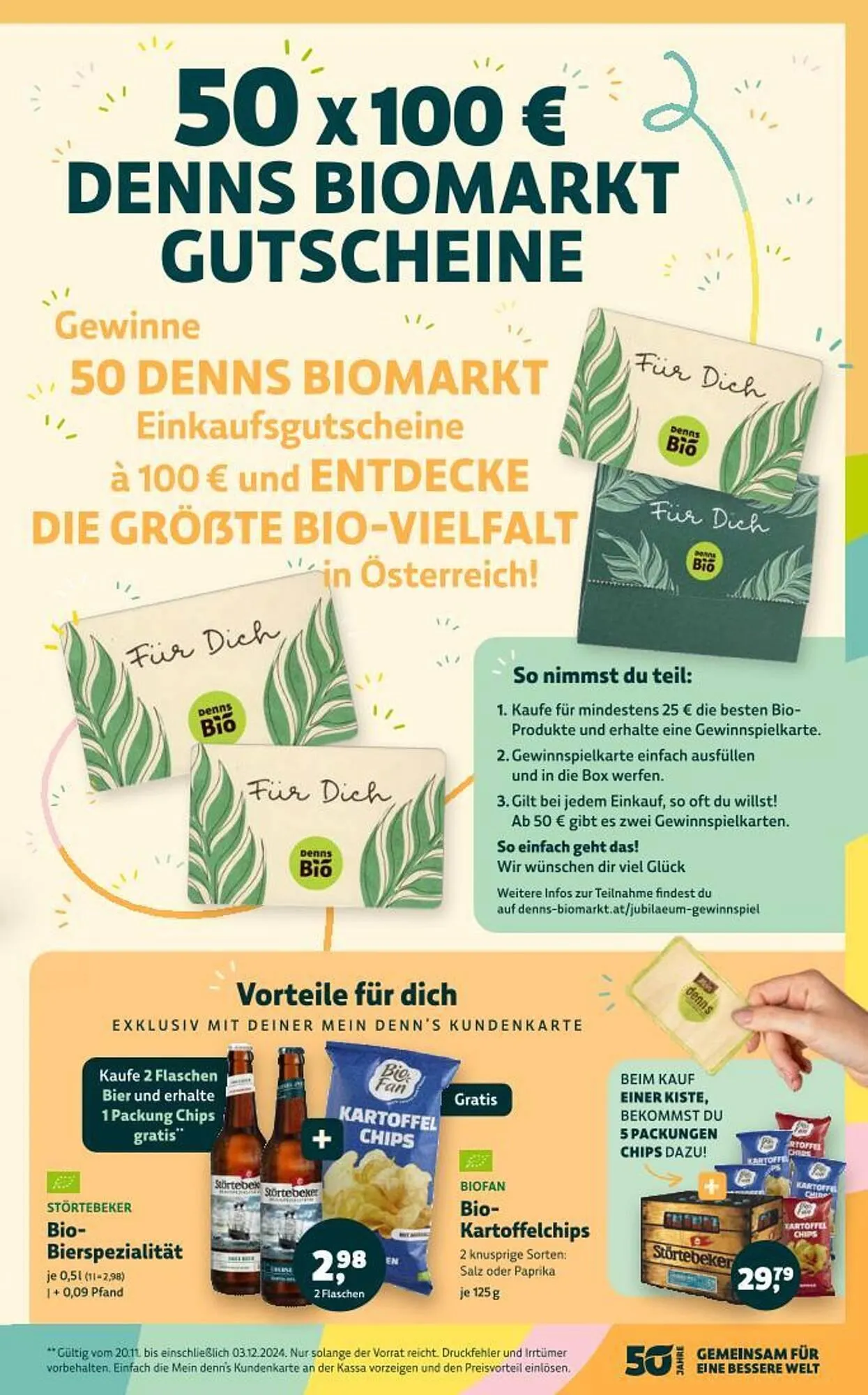 Denn's Biomarkt Flugblatt von 20. November bis 3. Dezember 2024 - Flugblätt seite 3