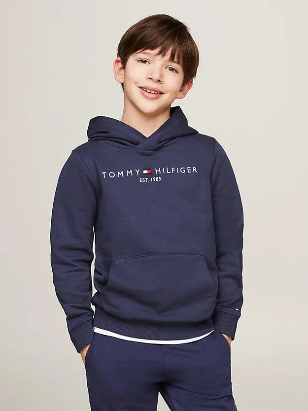 Essential Logo-Hoodie aus Bio-Baumwolle