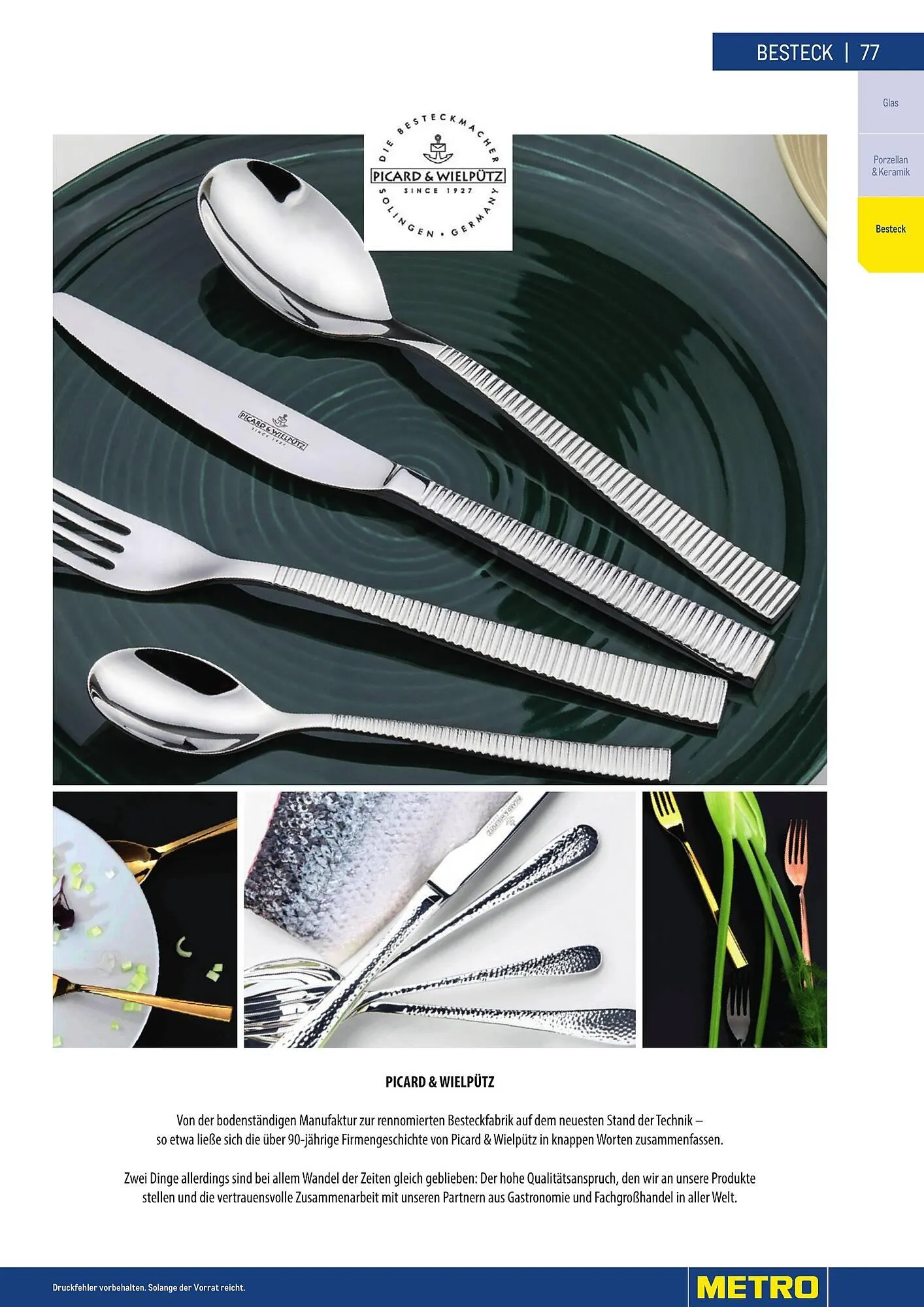 Metro Flugblatt von 25. März bis 31. Dezember 2026 - Flugblätt seite  77