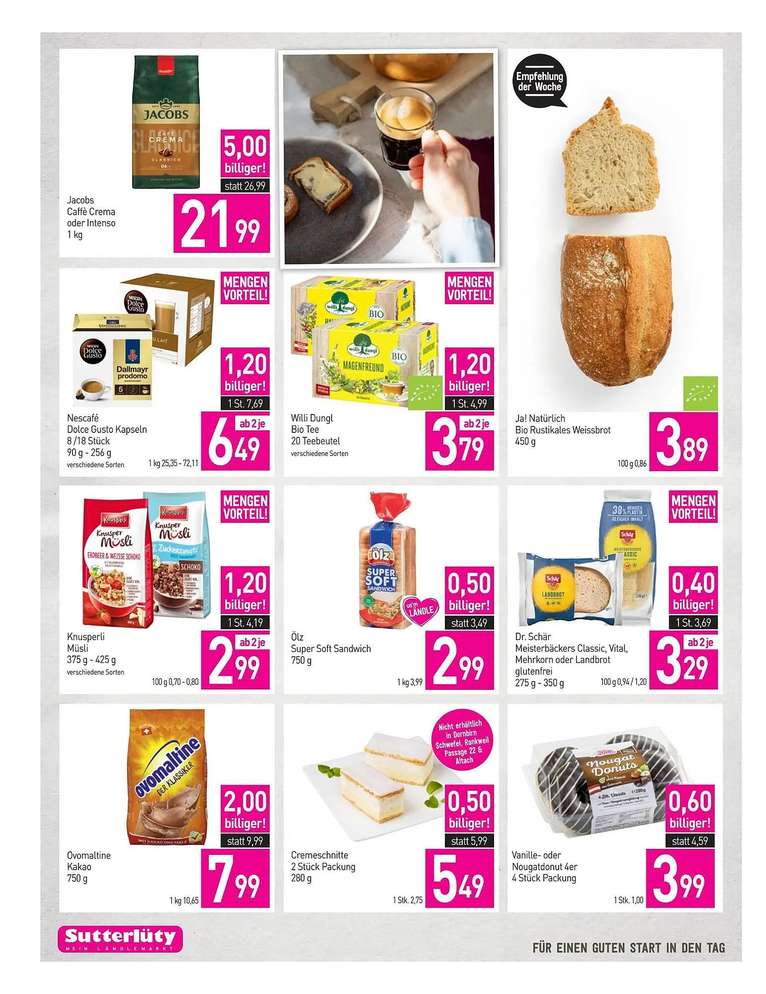 Sutterlüty Flugblatt von 15. Jänner bis 20. Jänner 2026 - Flugblätt seite  12