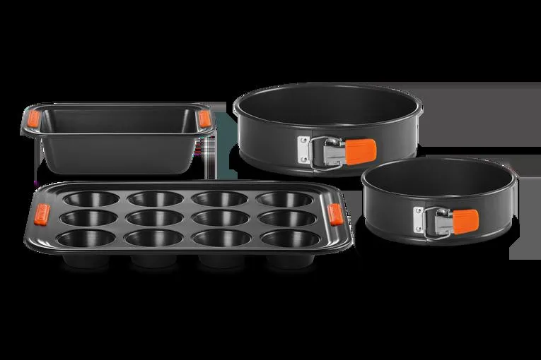 4-teiliges Antihaft-Backformen Basic-Set