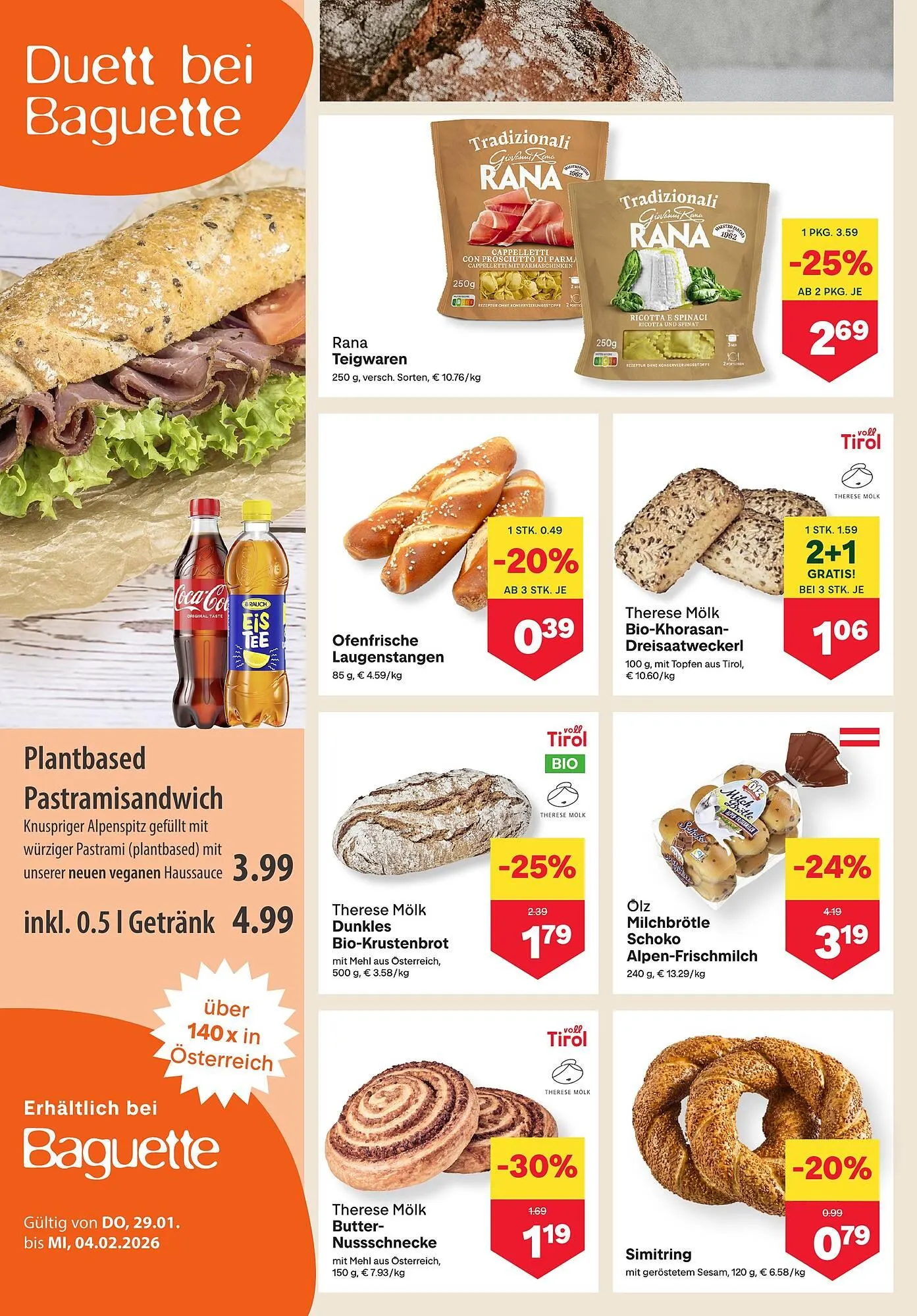 MPreis Flugblatt von 29. Jänner bis 4. Februar 2026 - Flugblätt seite  4