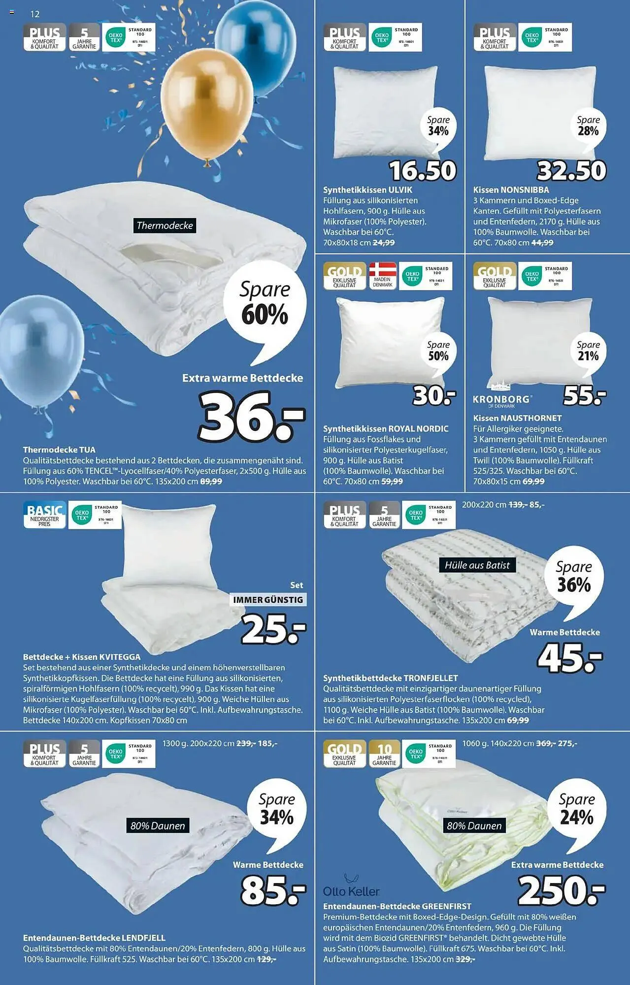 JYSK Flugblatt von 1. Oktober bis 26. Oktober 2025 - Flugblätt seite  12