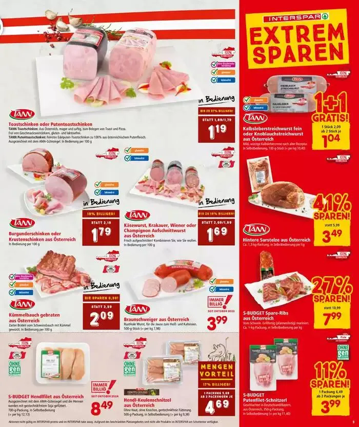 Tolles Angebot für Schnäppchenjäger von 8. Jänner bis 15. Jänner 2025 - Flugblätt seite  9