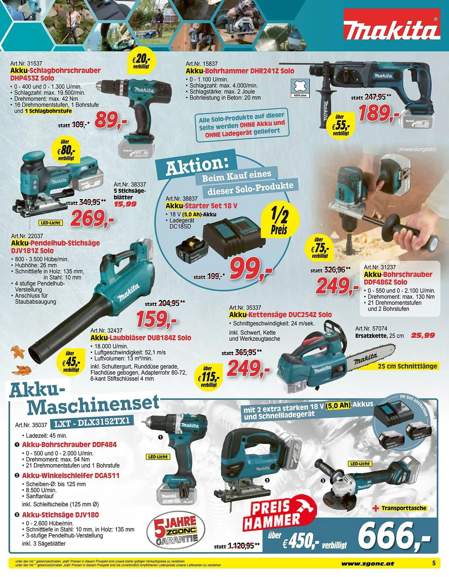 Zgonc Flugblatt von 15. Oktober bis 31. Oktober 2023 - Flugblätt seite 5