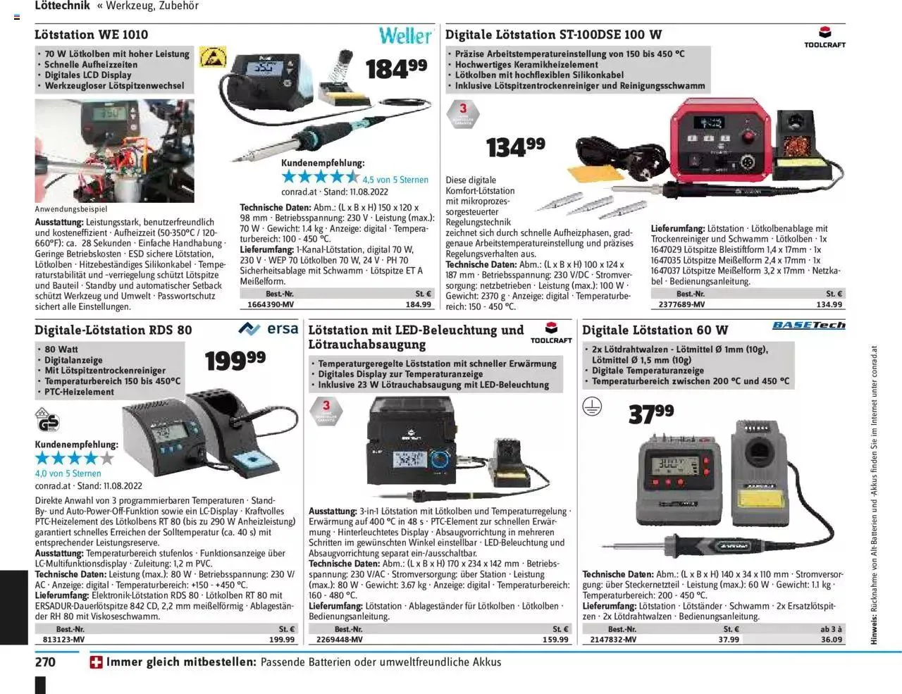 Conrad Angebote von 13. September bis 31. Dezember 2023 - Flugblätt seite  274