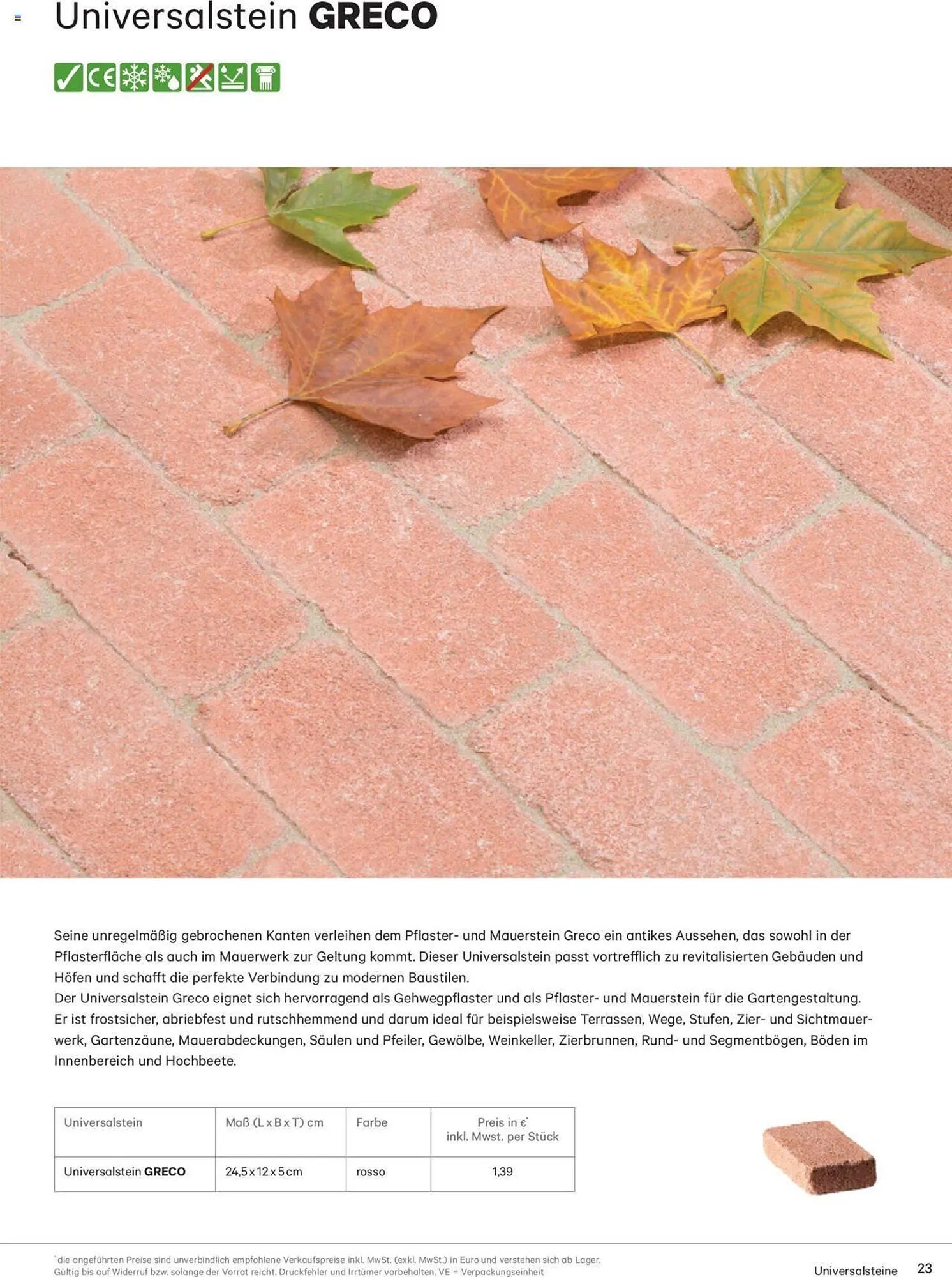 Lagerhaus Flugblatt von 2. März bis 31. Dezember 2023 - Flugblätt seite 23