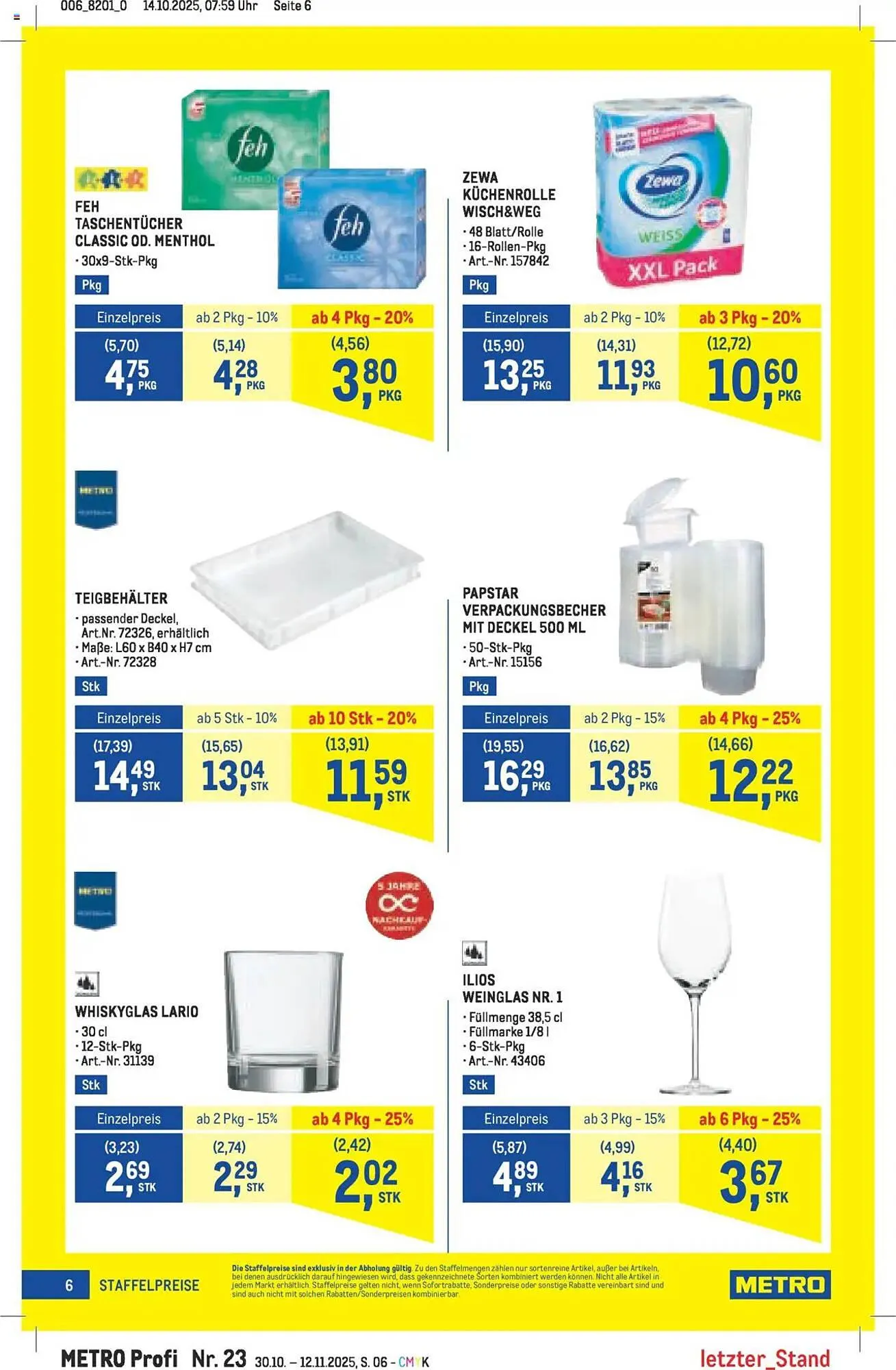 Metro Flugblatt von 30. Oktober bis 12. November 2025 - Flugblätt seite 6