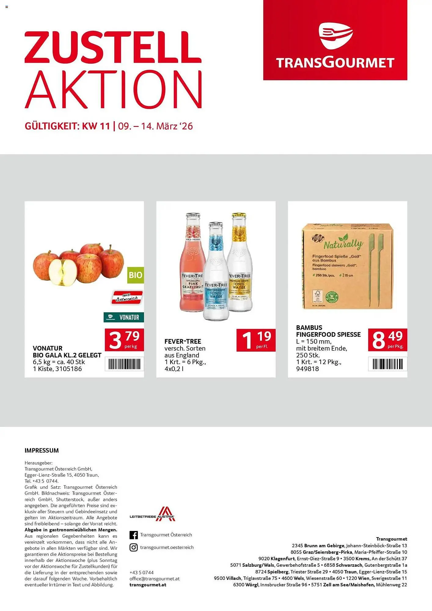 Transgourmet Flugblatt von 9. März bis 14. März 2026 - Flugblätt seite  24