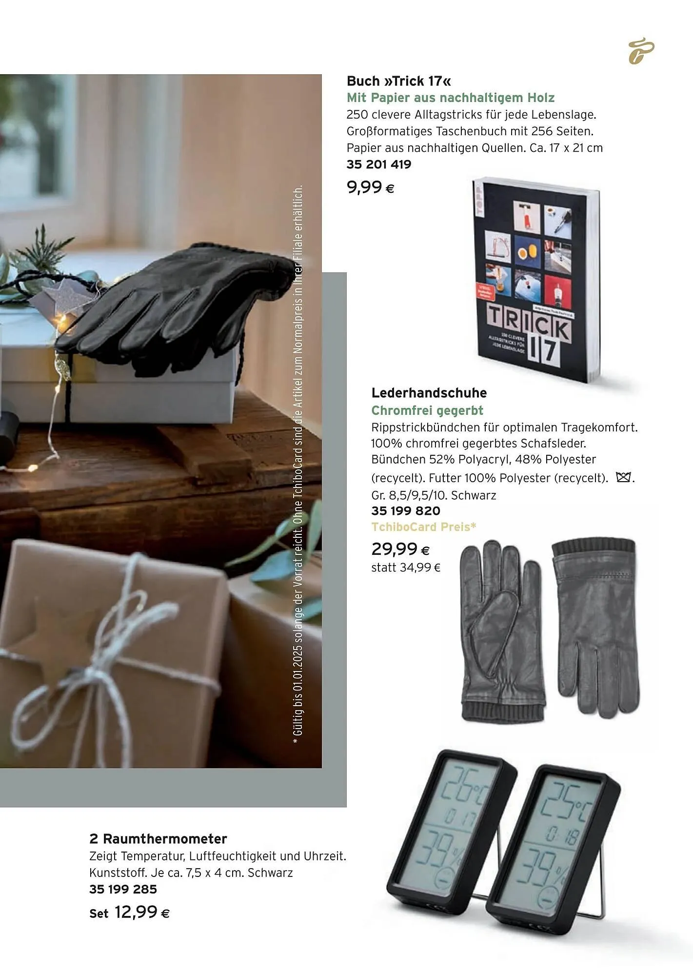 Tchibo Eduscho Flugblatt von 27. November bis 2. Jänner 2025 - Flugblätt seite 31