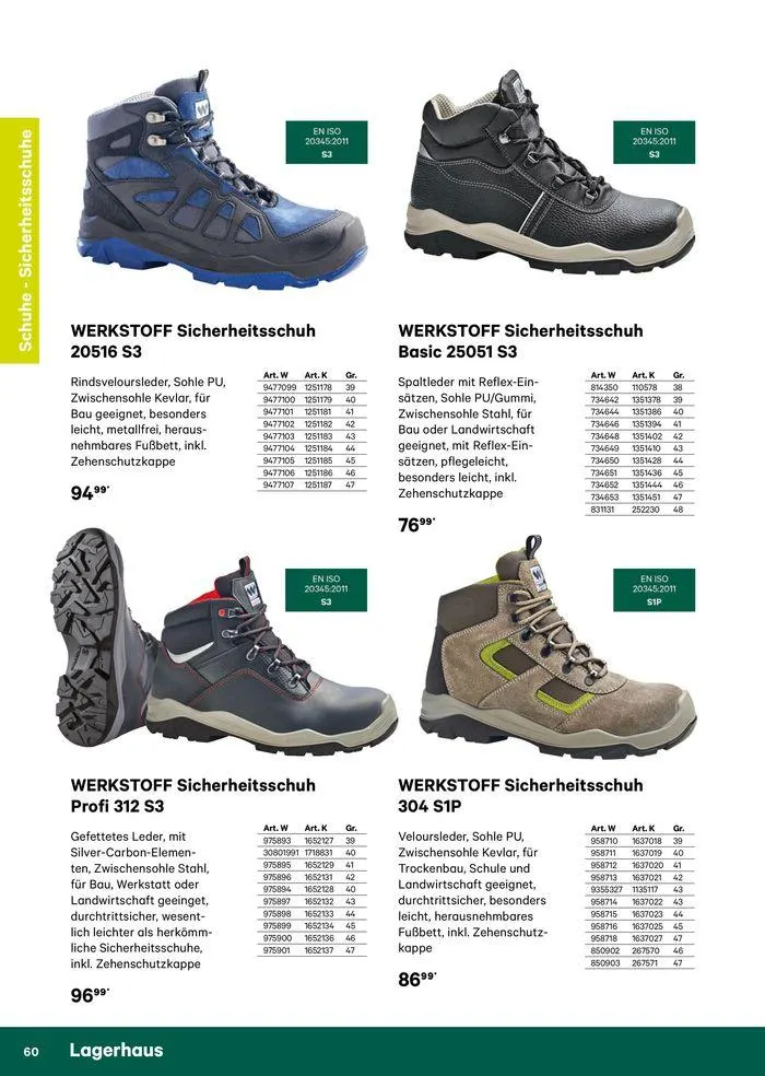 Katalog Bekleidung 2024 von 17. Mai bis 26. Mai 2024 - Flugblätt seite  60