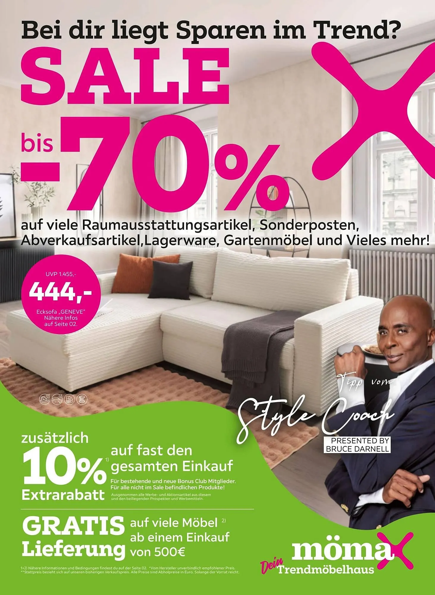 Mömax Flugblatt von 6. Jänner bis 10. Jänner 2026 - Flugblätt seite 1