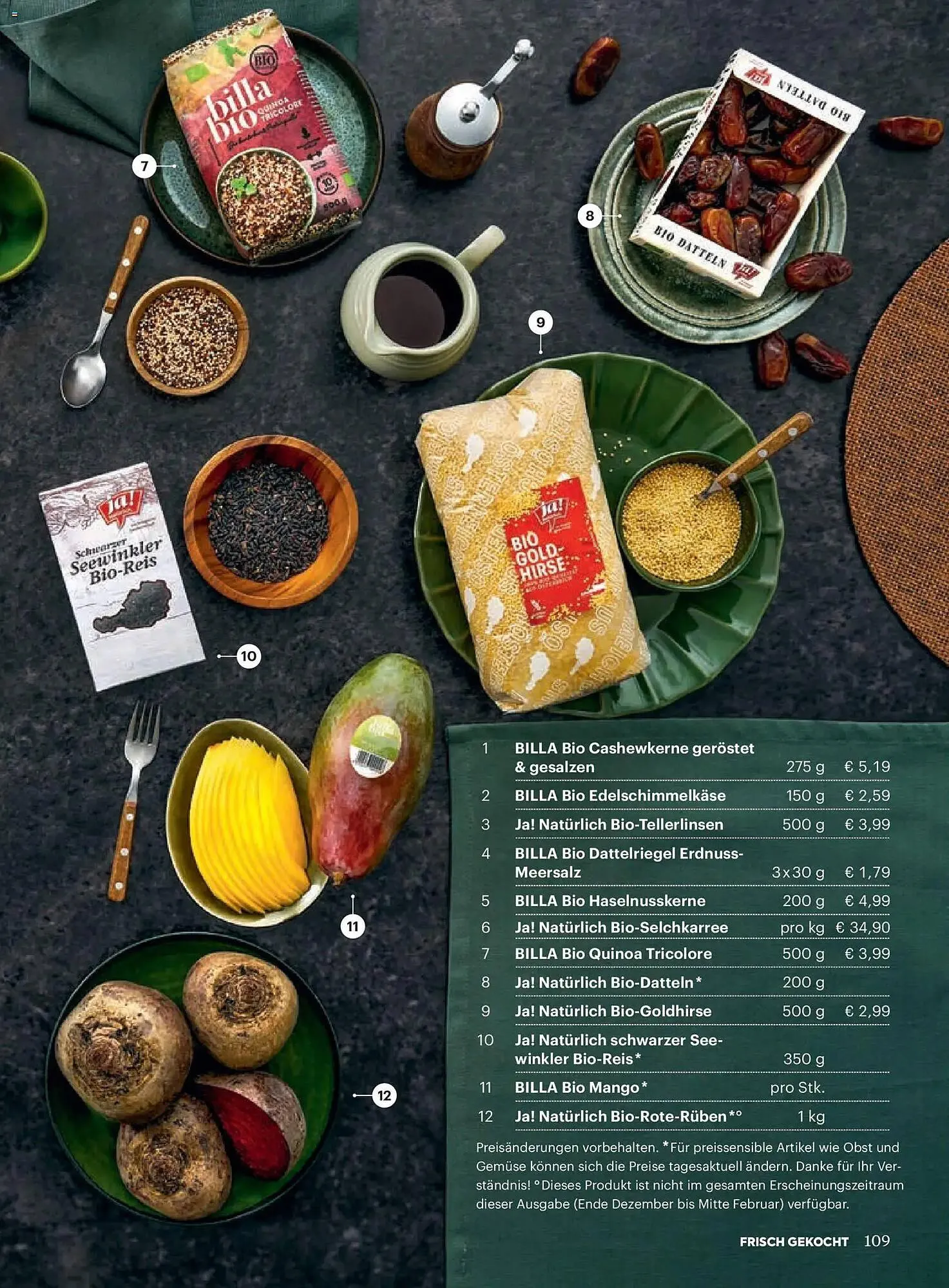 Billa Flugblatt von 1. Jänner bis 28. Februar 2026 - Flugblätt seite  105