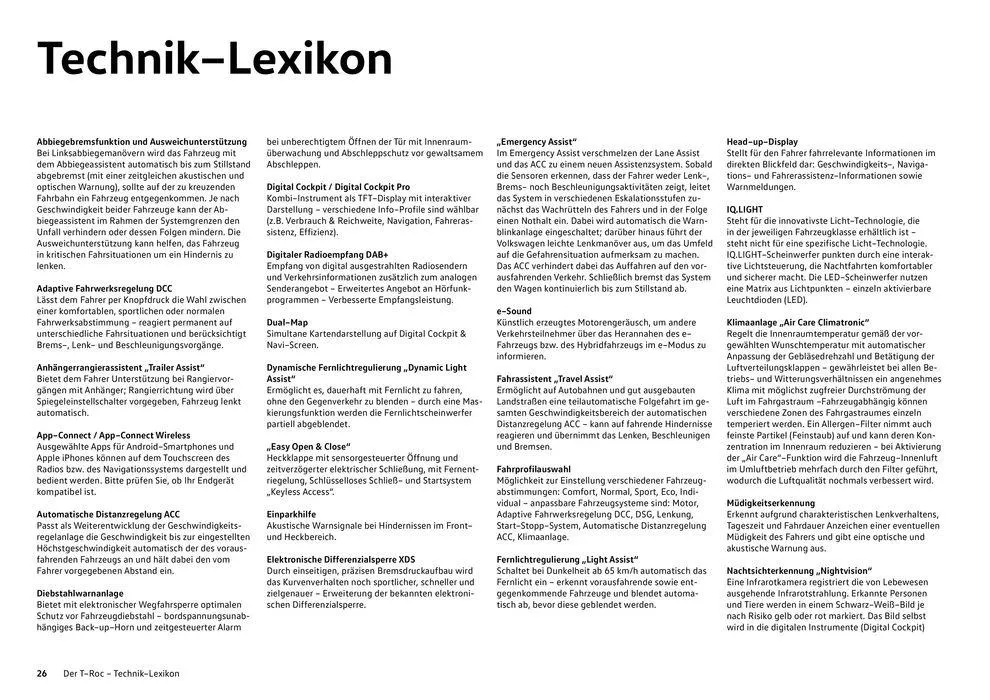 Volkswagen T-Roc von 16. Februar bis 16. Februar 2025 - Flugblätt seite 26