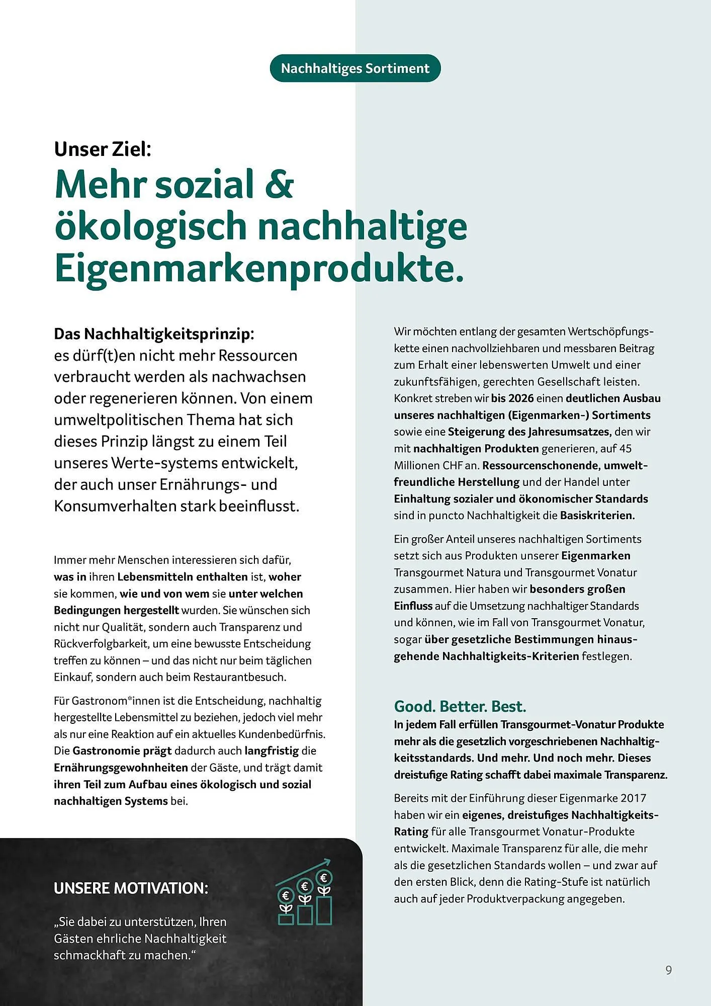 Transgourmet Flugblatt von 1. Jänner bis 31. Dezember 2025 - Flugblätt seite  9