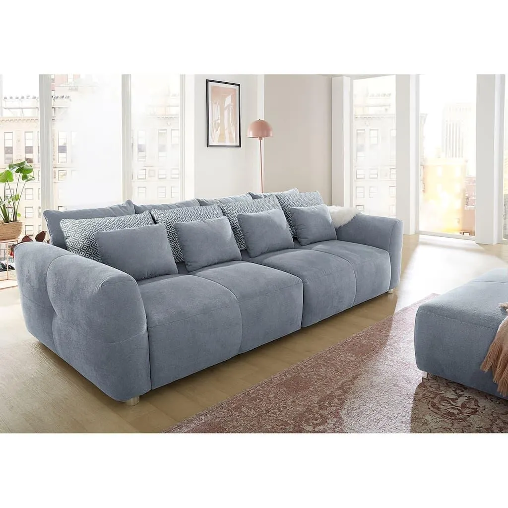 Jockenhöfer Gruppe Big-Sofa »Gulliver, B: 298 cm« mit Zierkissen, Federkernpolsterung für angenehmen Sitzkomfort
