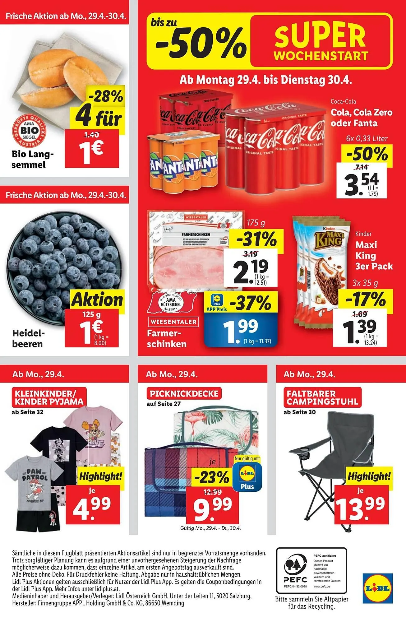 Lidl Flugblatt von 24. April bis 30. April 2024 - Flugblätt seite 44
