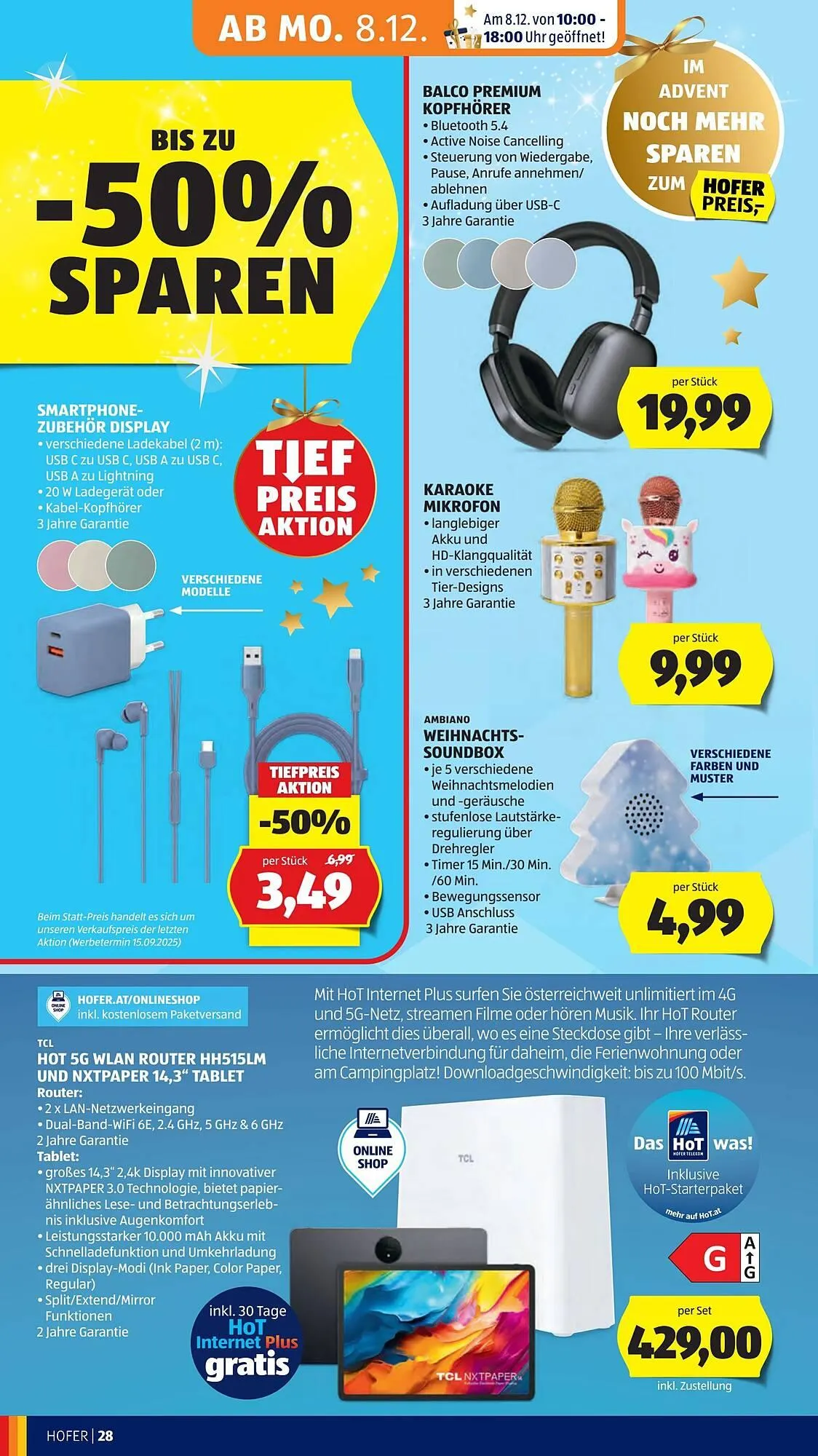 Hofer Flugblatt von 5. Dezember bis 12. Dezember 2025 - Flugblätt seite  42