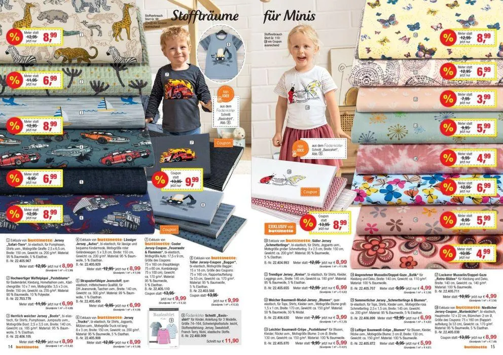 Buttinette katalog von 12. Juli bis 26. Juli 2024 - Flugblätt seite  15