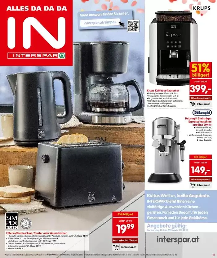 Sonderangebote für Sie von 22. Jänner bis 5. Februar 2025 - Flugblätt seite 11