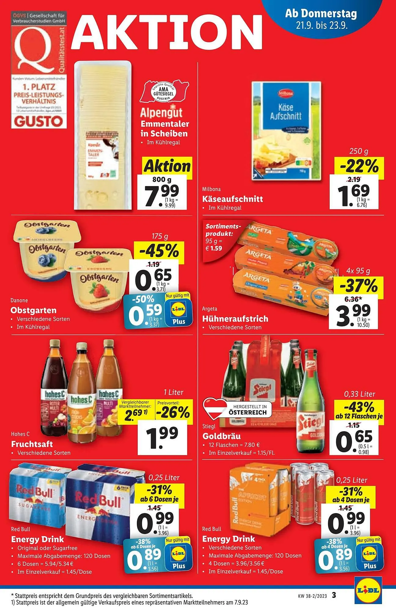 Lidl Flugblatt von 21. September bis 27. September 2023 - Flugblätt seite 3