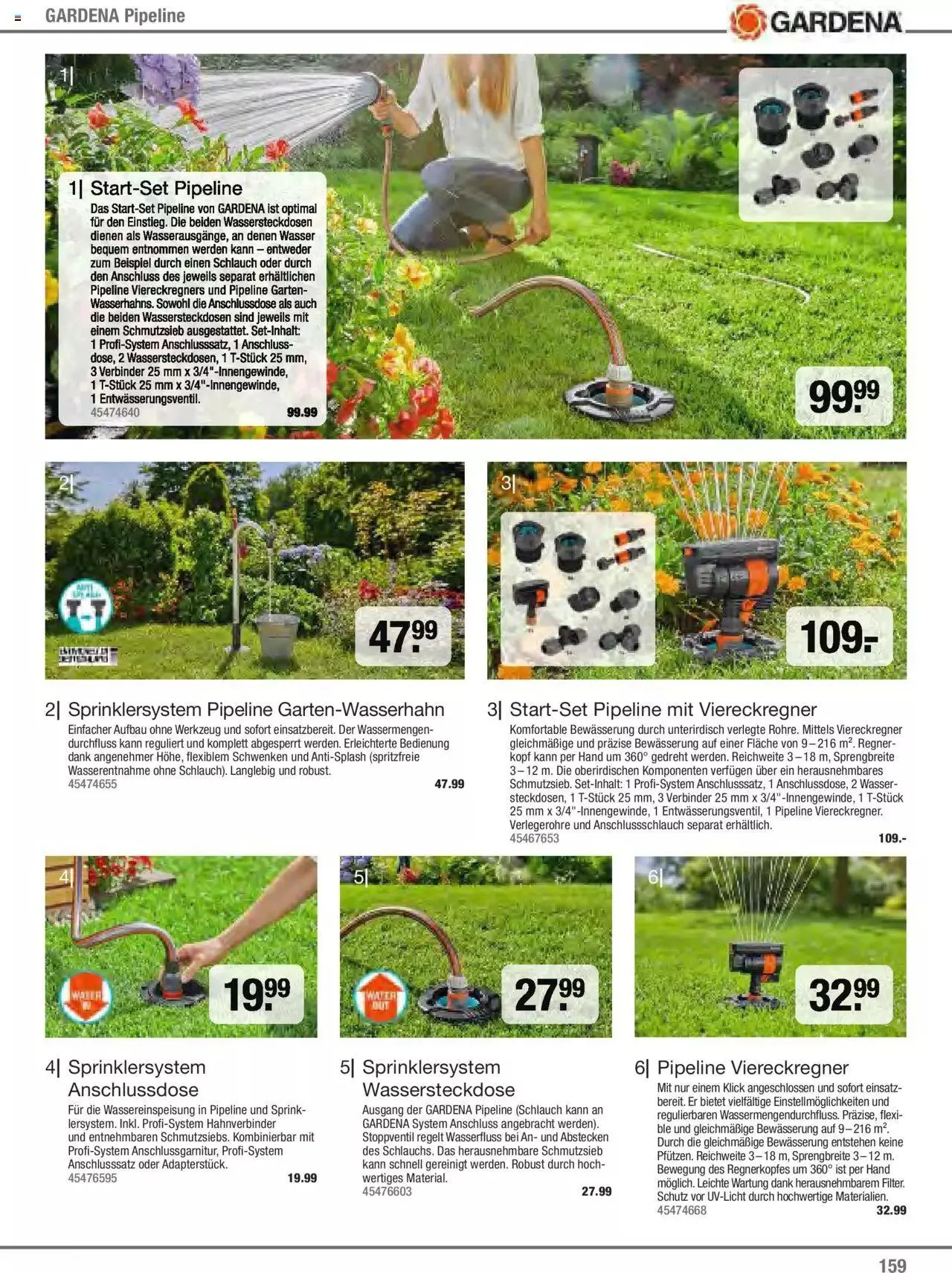 Hagebau Gartenjahr 2023 von 7. März bis 31. Dezember 2023 - Flugblätt seite 159