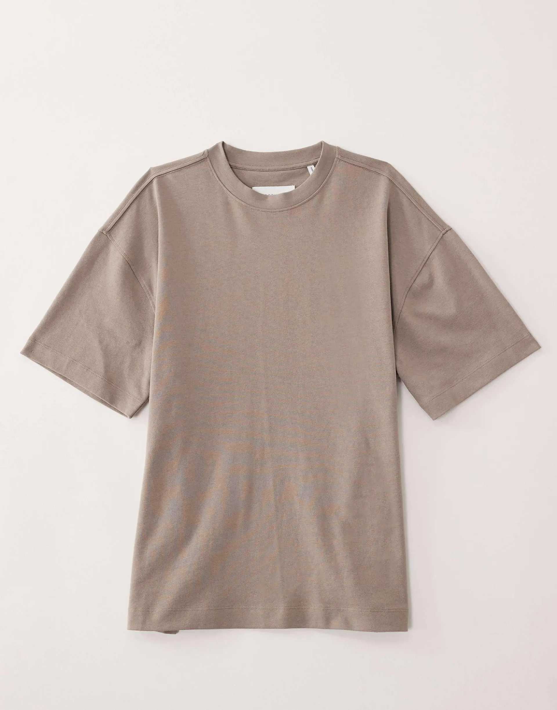 ASOS COLLECTIVE AC-T-251 signature fit heavyweight t-shirt in stone