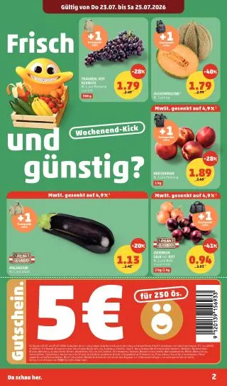 PENNY Flugblatt von 23. Juli bis 29. Juli 2026 - Flugblätt seite 2