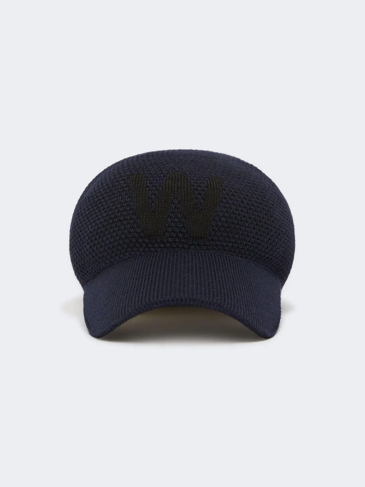 Baseballcap aus Wolle - Nachtblau