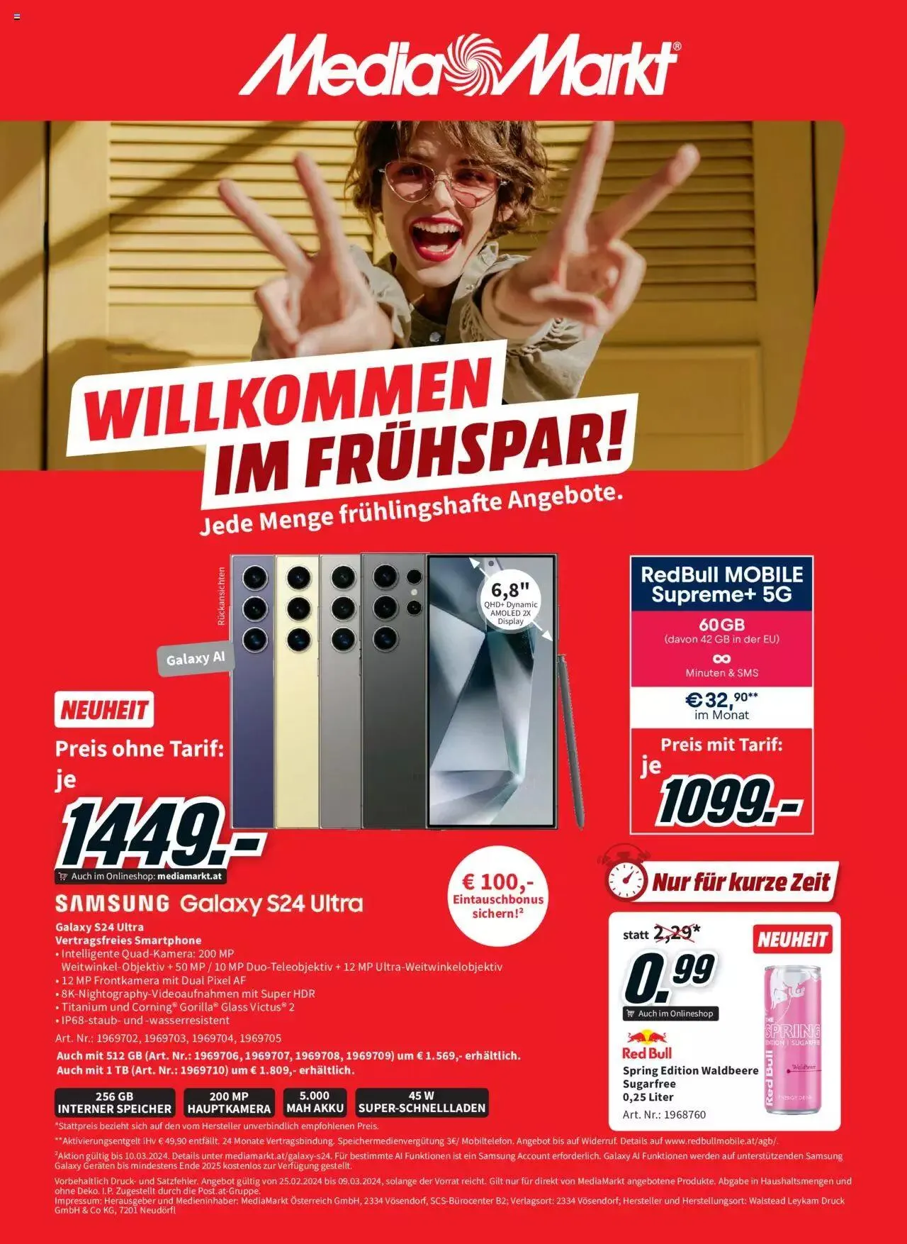 Media Markt Angebote von 25. Februar bis 10. März 2024 - Flugblätt seite  
