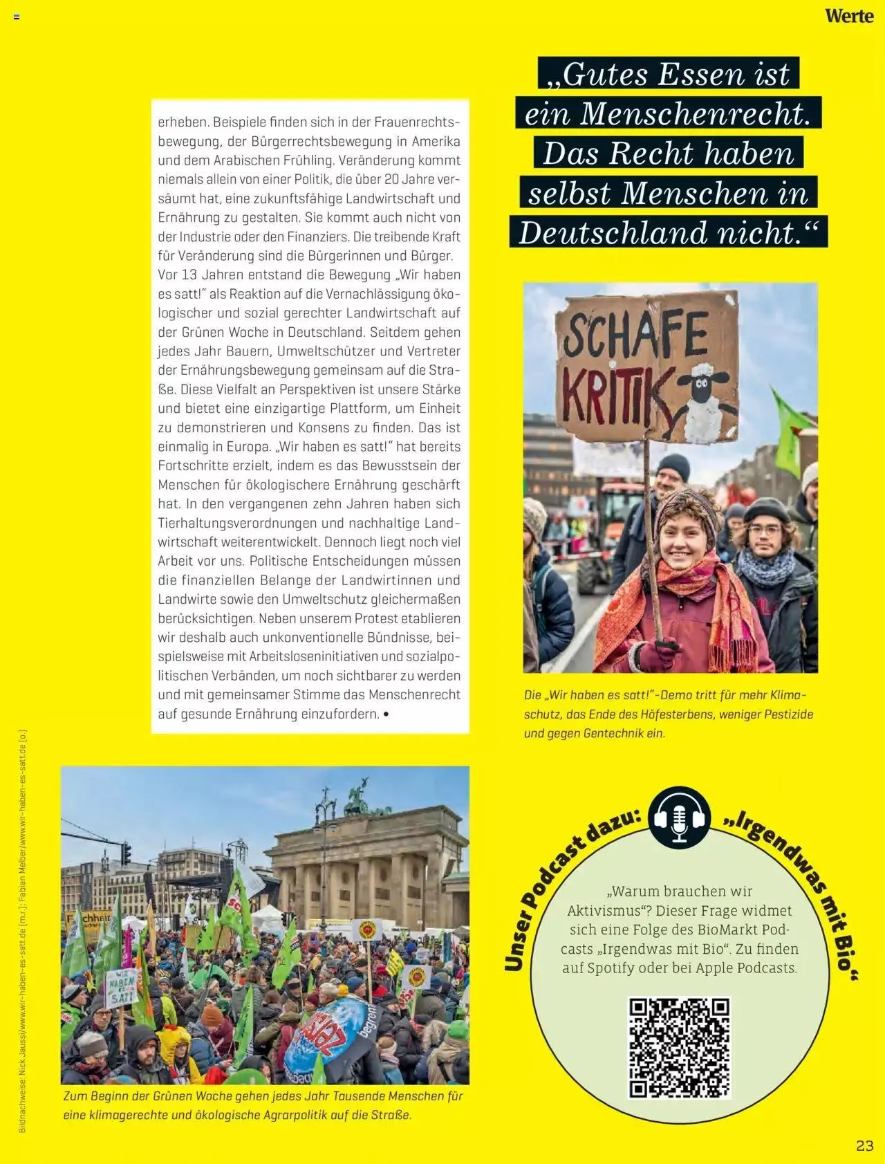 Denns BioMarkt KREO Magazin von 14. Februar bis 3. März 2024 - Flugblätt seite 23