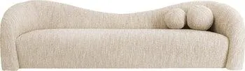 Sofa 3-Sitzer Livia Melange Creme 261cm