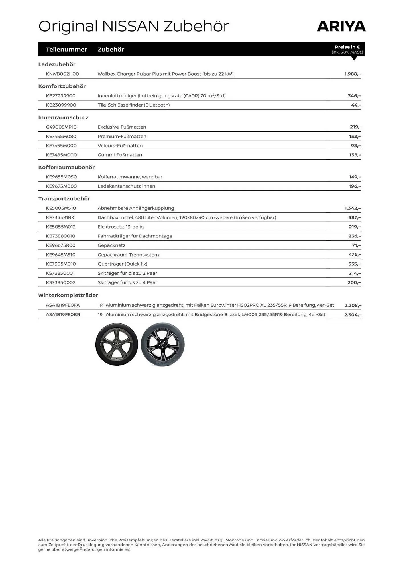 Nissan Ariva Flugblatt von 30. September bis 22. Dezember 2025 - Flugblätt seite  7