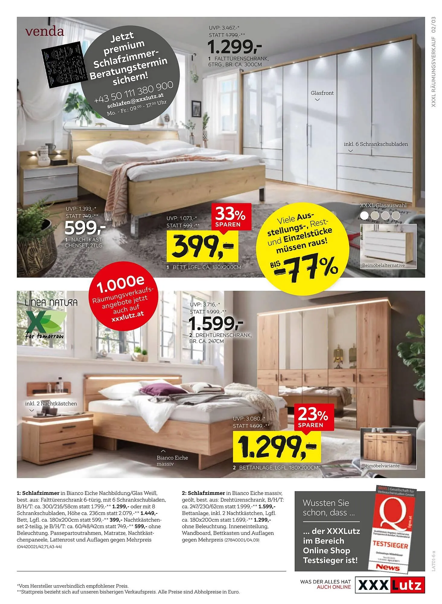 XXXLutz Prospekt von 30. Dezember bis 11. Jänner 2026 - Flugblätt seite  3