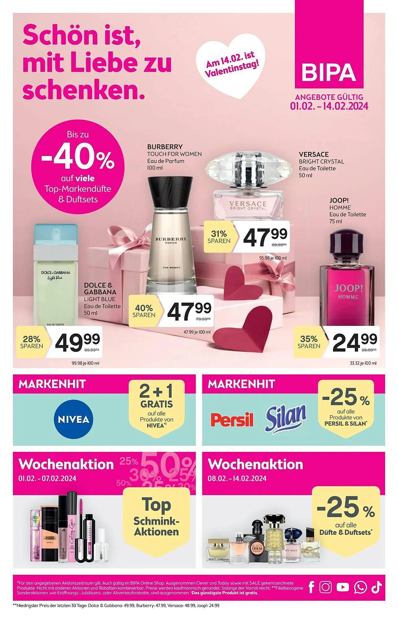 Bipa Flugblatt von 1. Februar bis 14. Februar 2024 - Flugblätt seite  