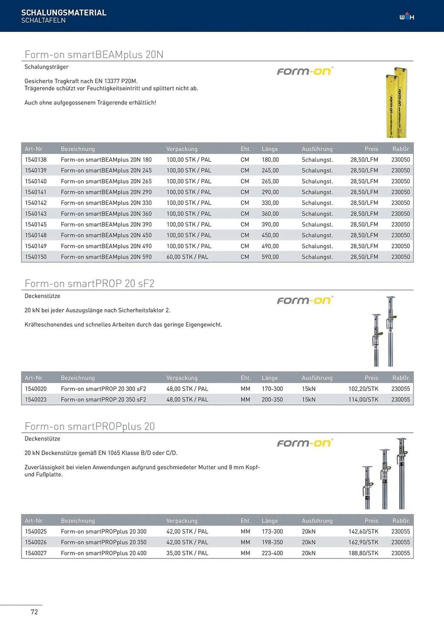 Würth Flugblatt von 22. Februar bis 31. Dezember 2024 - Flugblätt seite 72