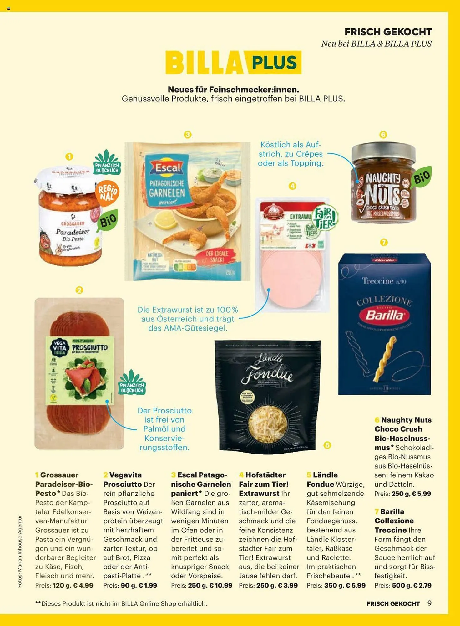 Billa Flugblatt von 1. Dezember bis 31. Dezember 2023 - Flugblätt seite 9