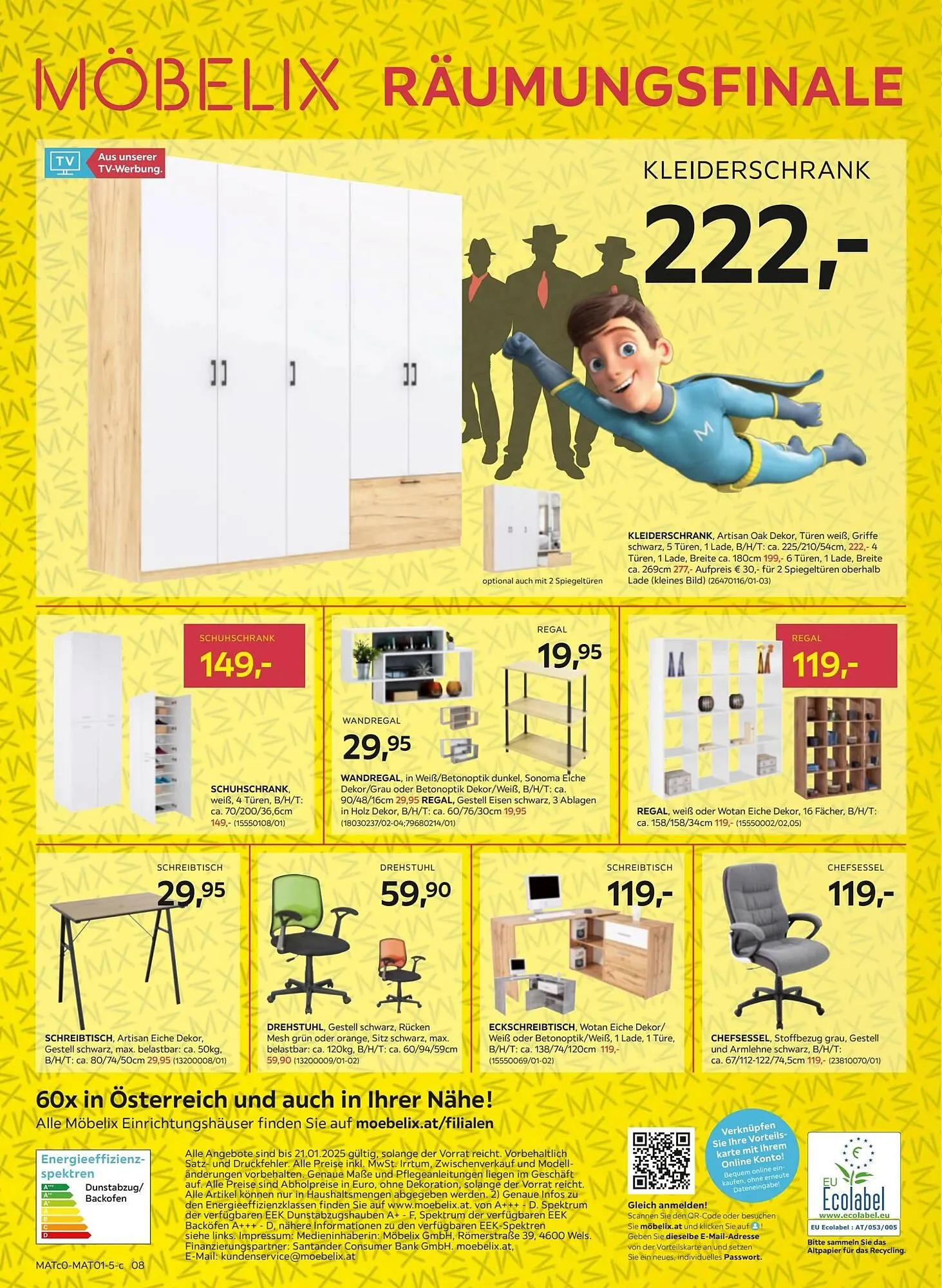 Möbelix Flugblatt von 13. Jänner bis 22. Jänner 2025 - Flugblätt seite 8