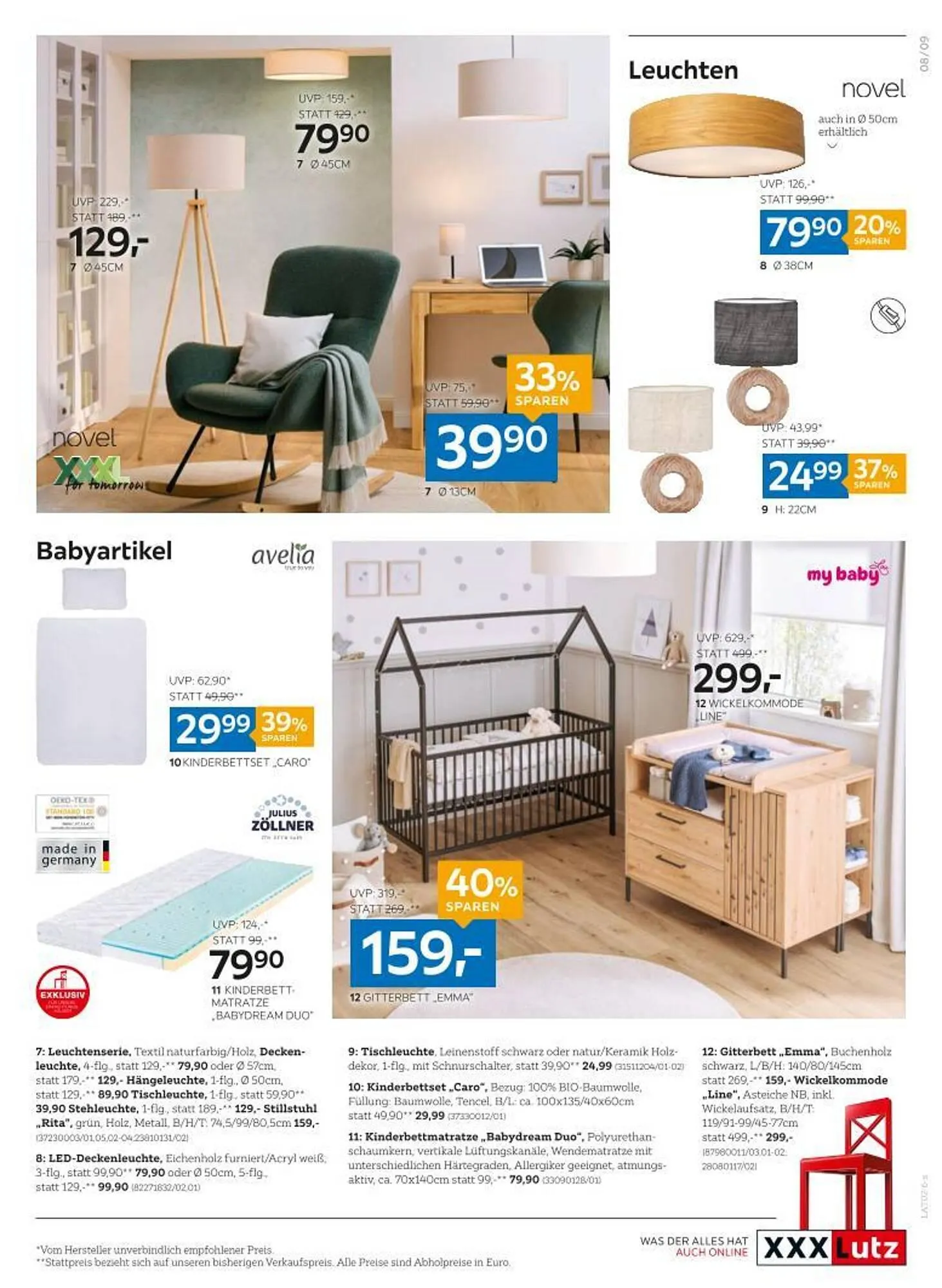 XXXLutz Prospekt von 20. Jänner bis 27. Jänner 2026 - Flugblätt seite 9